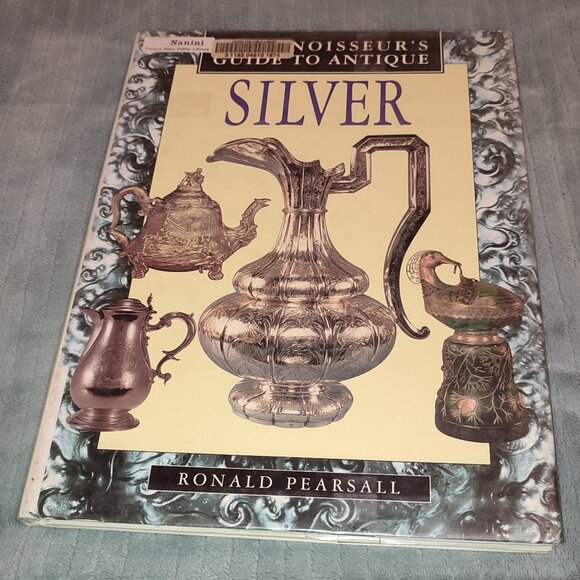 Book Antique Silver Guide Illustrated Deluxe Large Format Collectible - Picture 1 of 11
